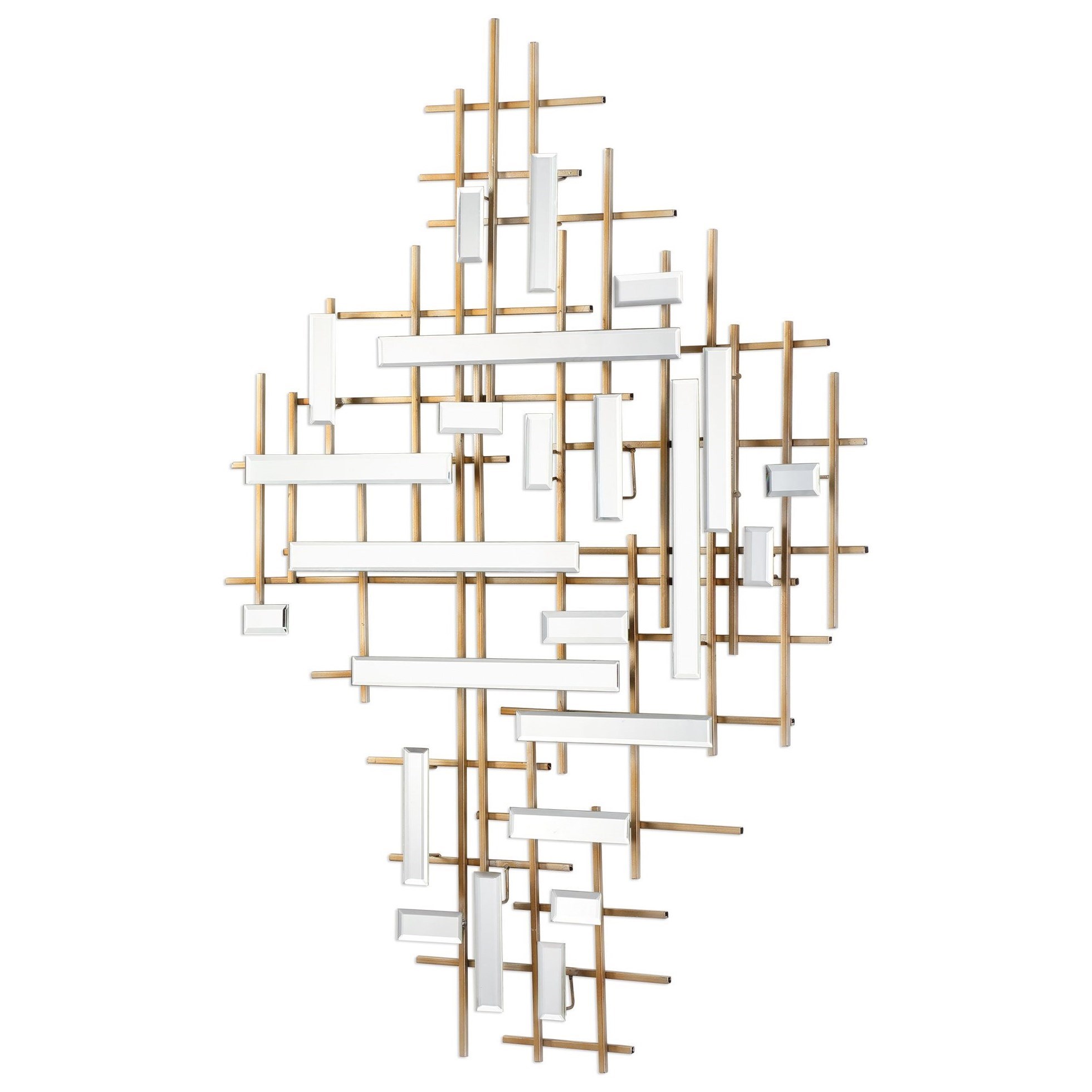 Uttermost Alternative Wall Decor Apollo Gold Mirrored Wall Art