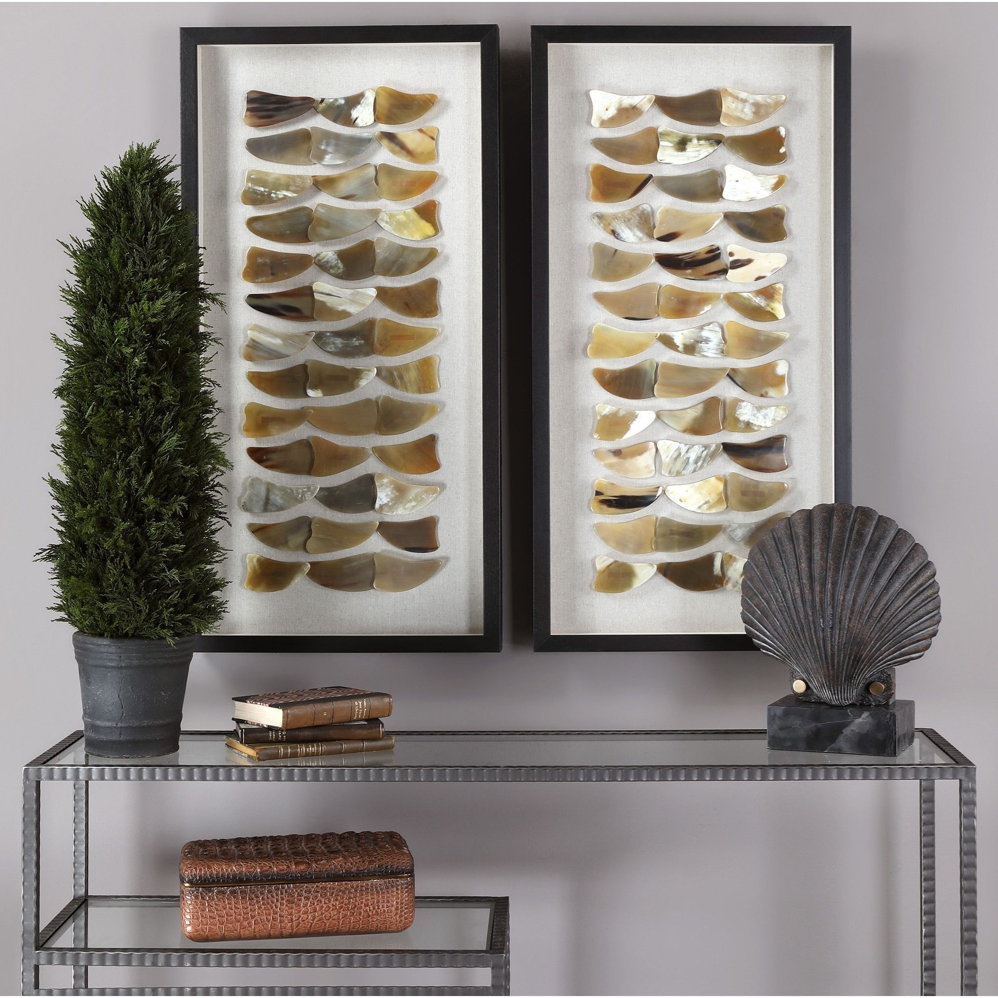 Uttermost Alternative Wall Decor 04130 Nadja Bone Shadow Box