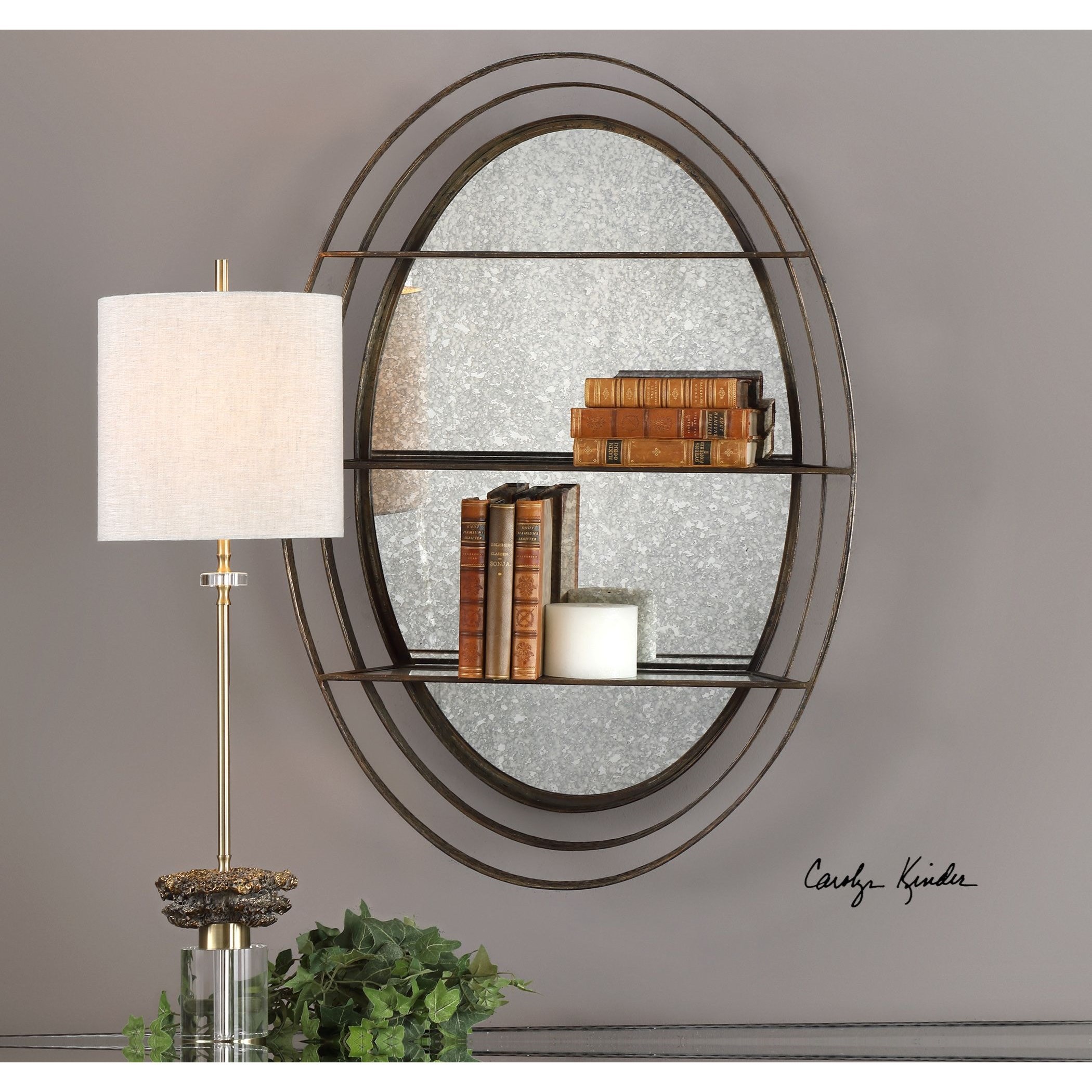 Uttermost Alternative Wall Decor 04133 Carine Antique Mirrored