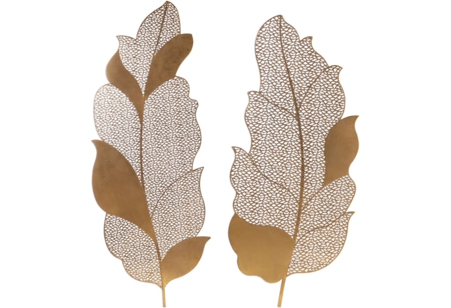 Autumn Lace Leaf Wall Art S 2 Autumn Lace Leaf Wall Art S 2