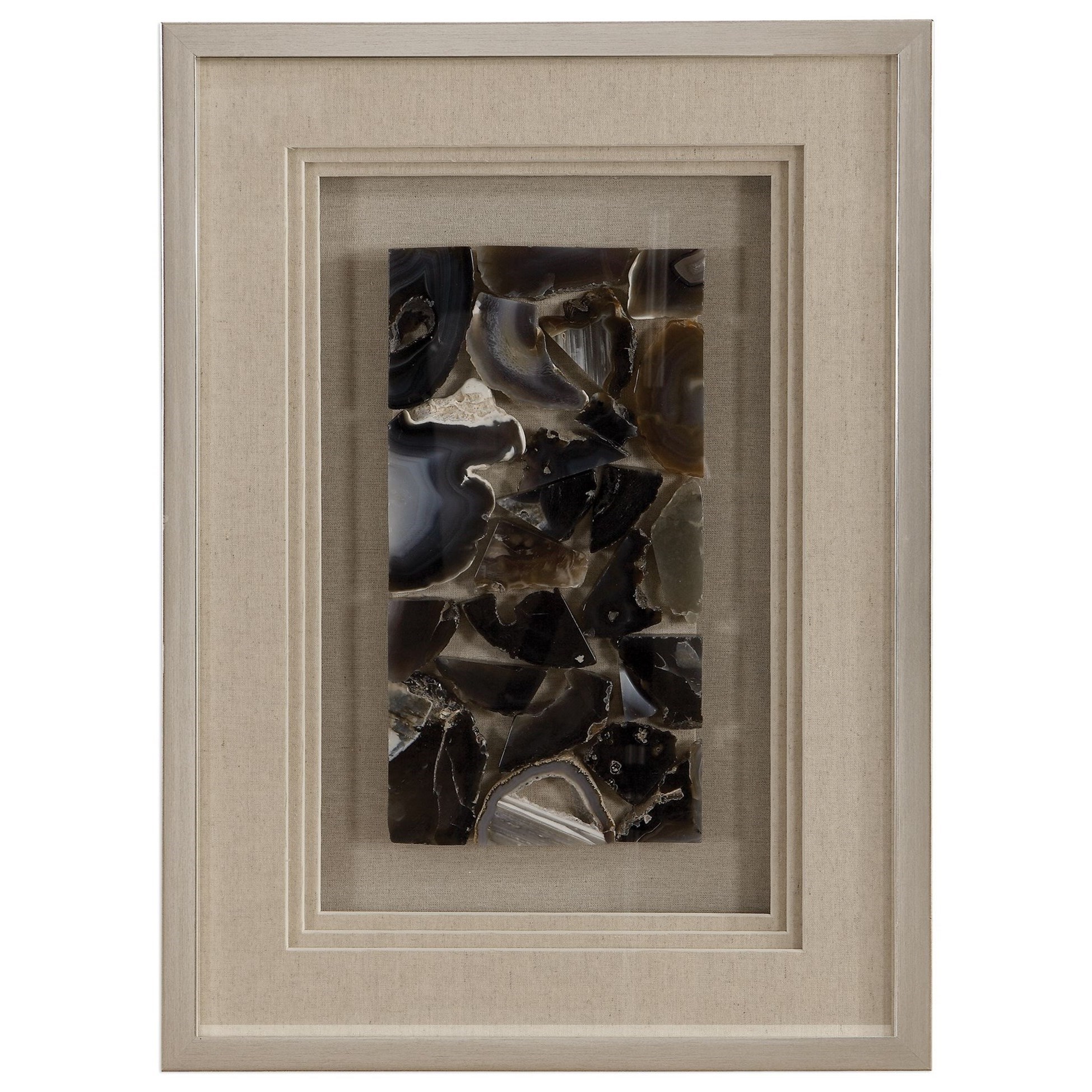 Uttermost Alternative Wall Decor 04162 Seana Agate Stone Shadow
