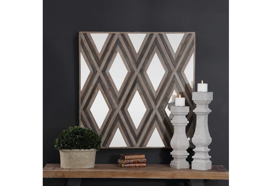 uttermost alternative wall decor tahira geometric square wall mirror jacksonville furniture mart wall decor uttermost alternative wall decor