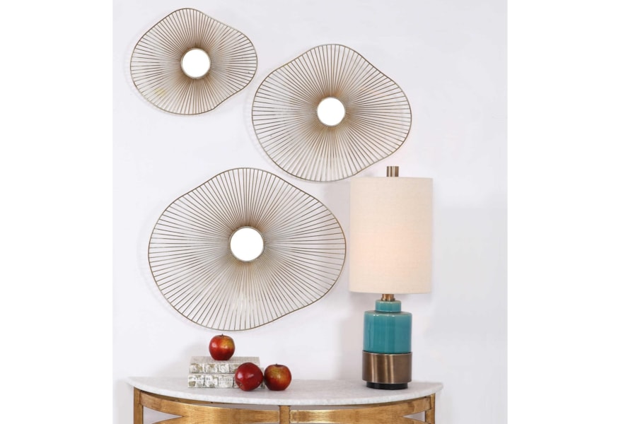 Uttermost Alternative Wall Decor 04182 Avarie Gold Metal Wall Art