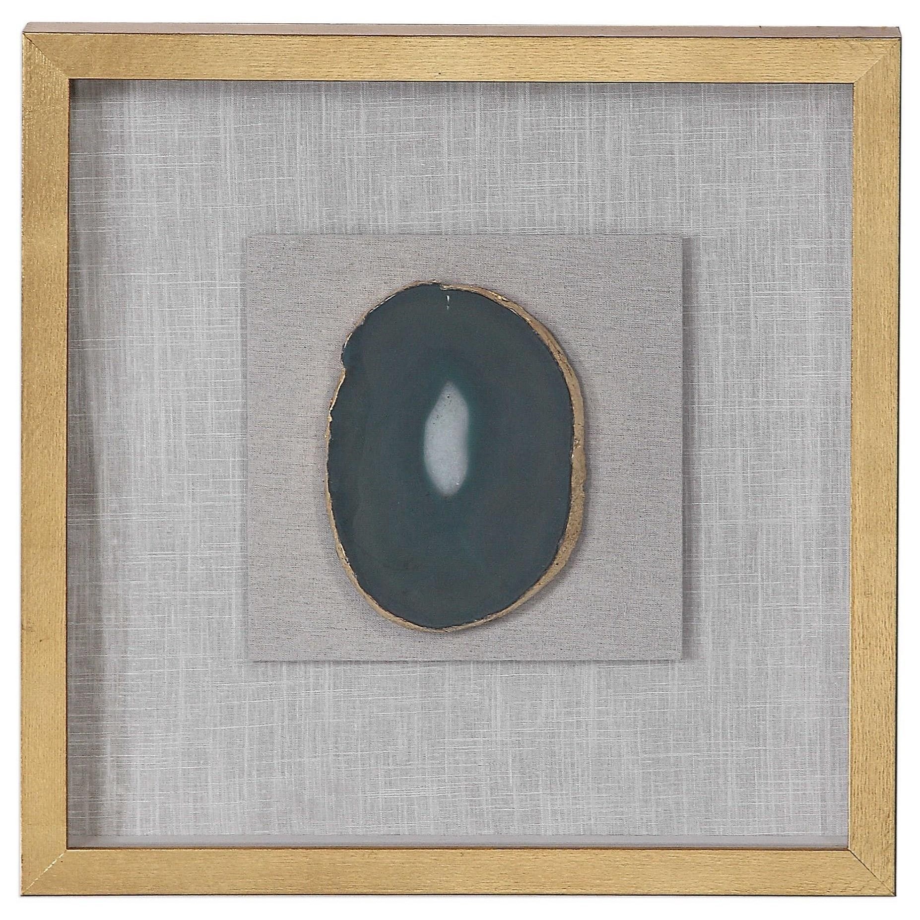 Uttermost Alternative Wall Decor 04187 Keeva Agate Stone Shadow