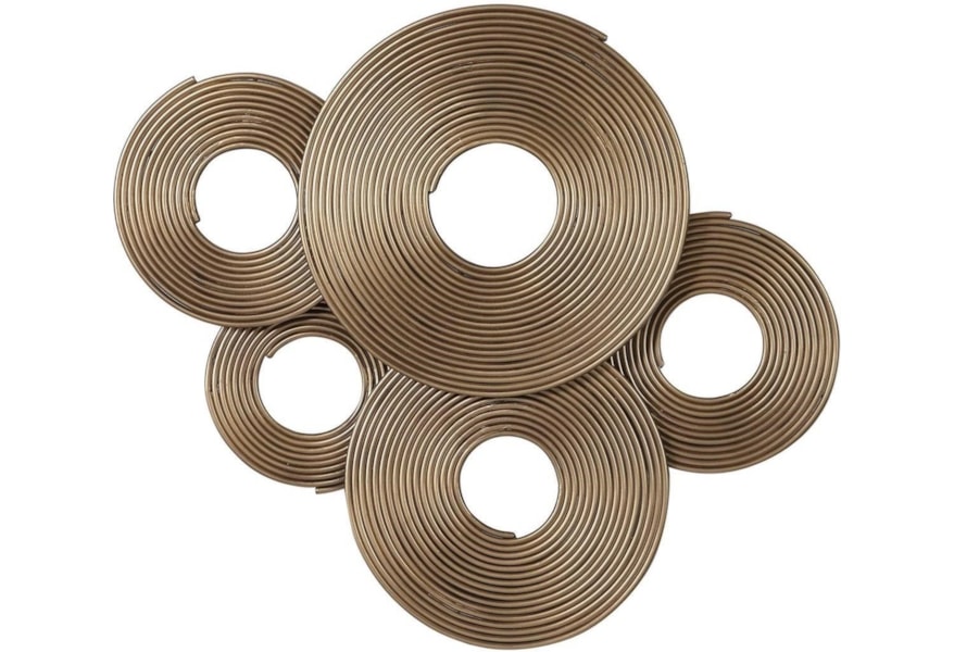 Uttermost Alternative Wall Decor Ahmet Gold Rings Wall Decor