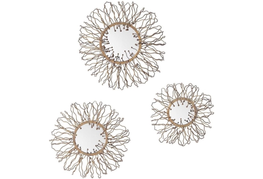 Alternative Wall Decor Elin Mirrored Set 3 Alternative Wall Decor Elin Mirrored Set 3