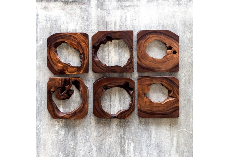 Uttermost Alternative Wall Decor 04207 Adlai Wood Wall Art Set Of