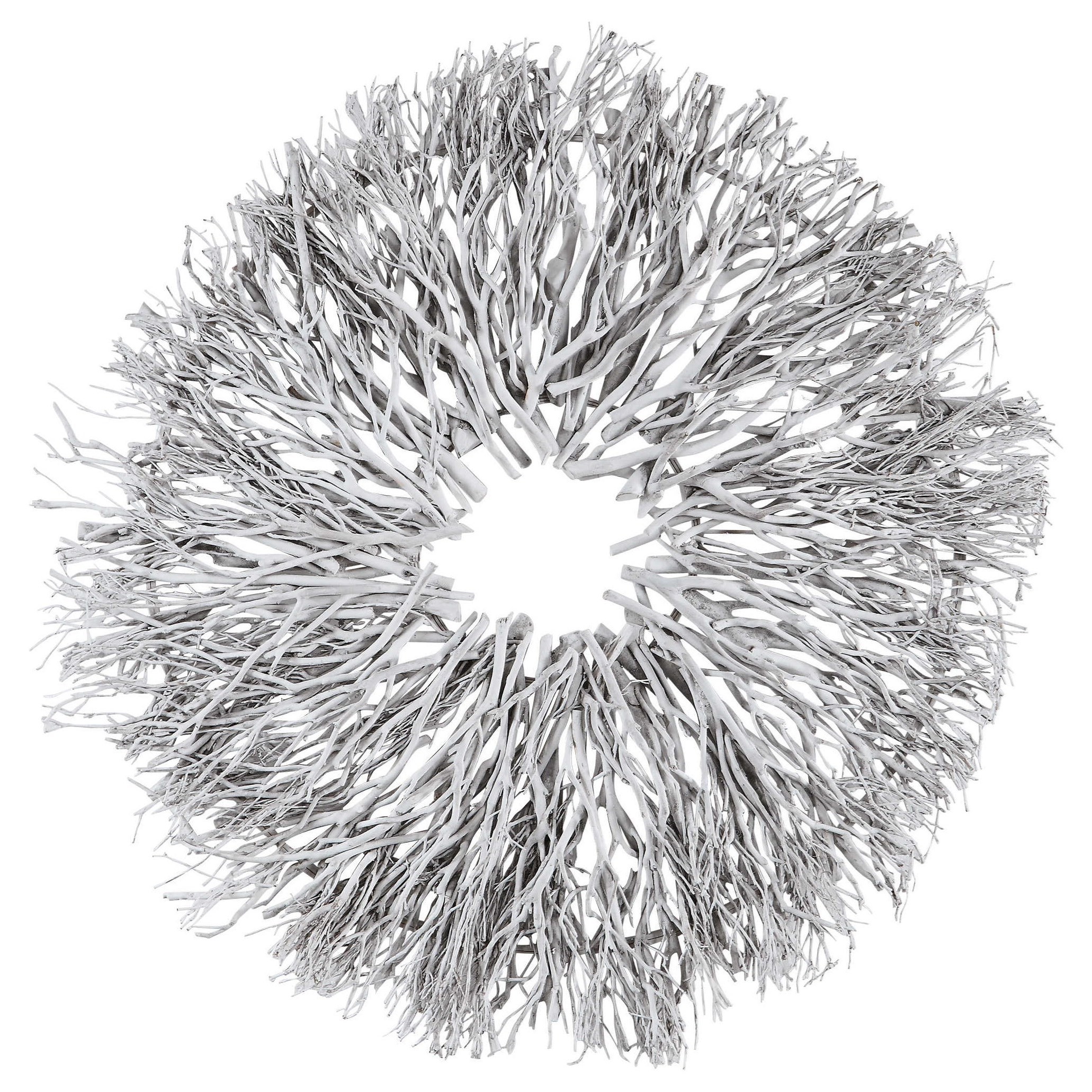 Uttermost Alternative Wall Decor Alene White Wood Wall Decor