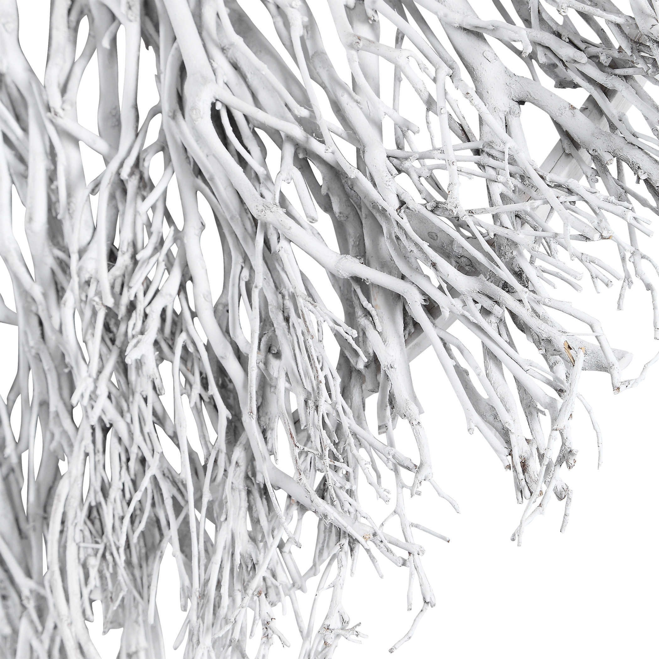 Uttermost Alternative Wall Decor Alene White Wood Wall Decor