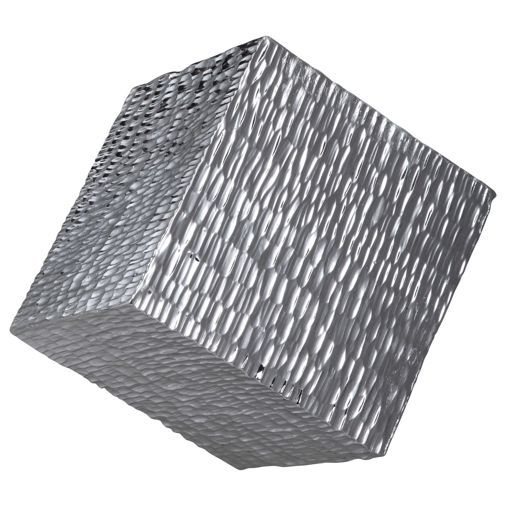 Uttermost Alternative Wall Decor 04237 Jessamine Silver Wall Cube Thornton Furniture Wall Decor