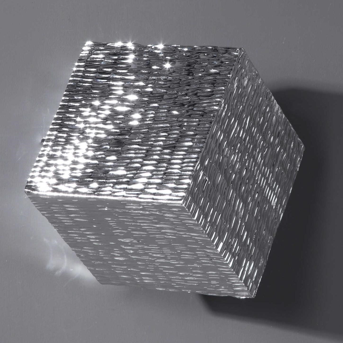 Uttermost Alternative Wall Decor Jessamine Silver Wall Cube