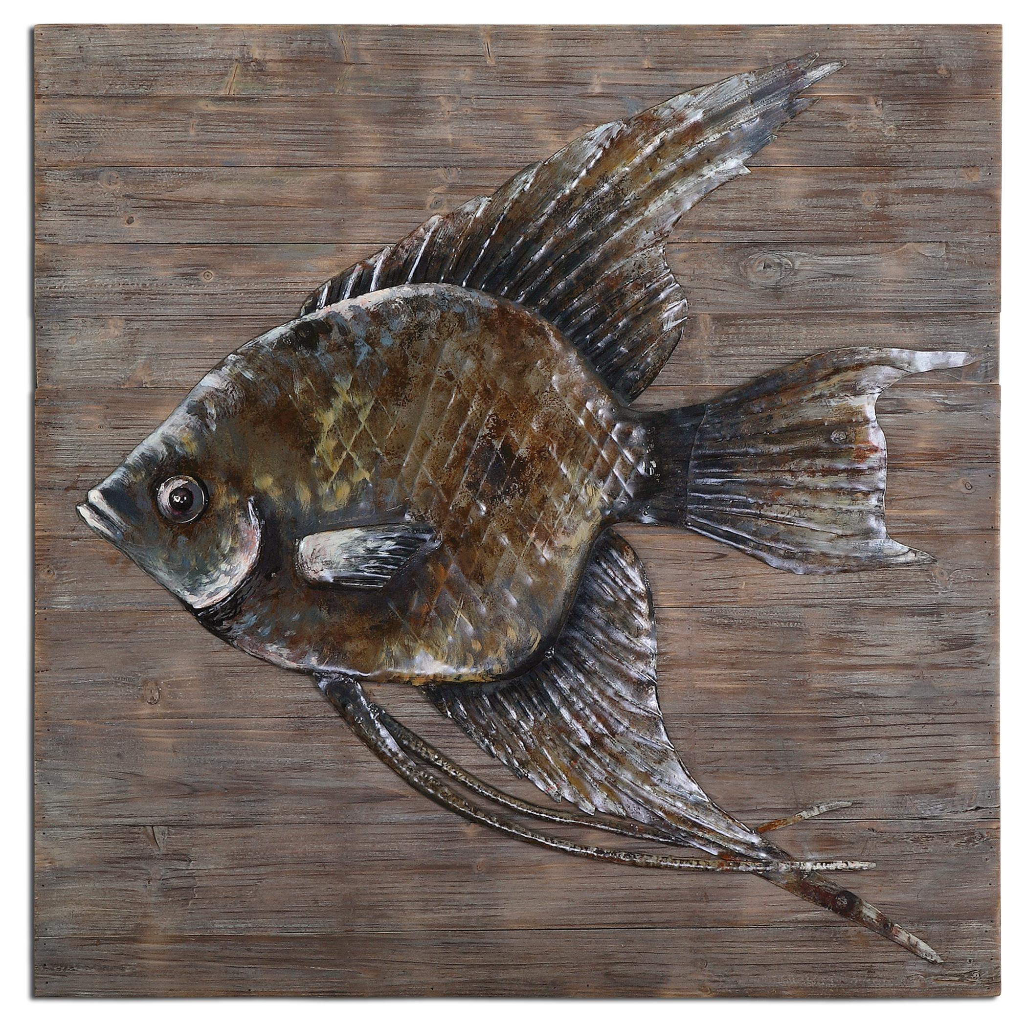 Uttermost Alternative Wall Decor 04273 Iron Fish Wall Art