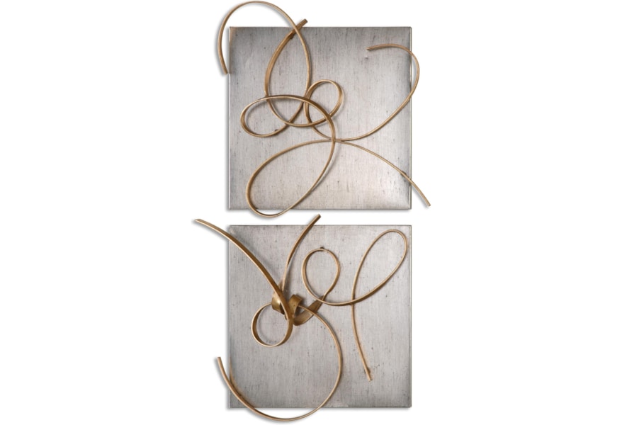 Uttermost Alternative Wall Decor Harmony Metal Wall Art S 2