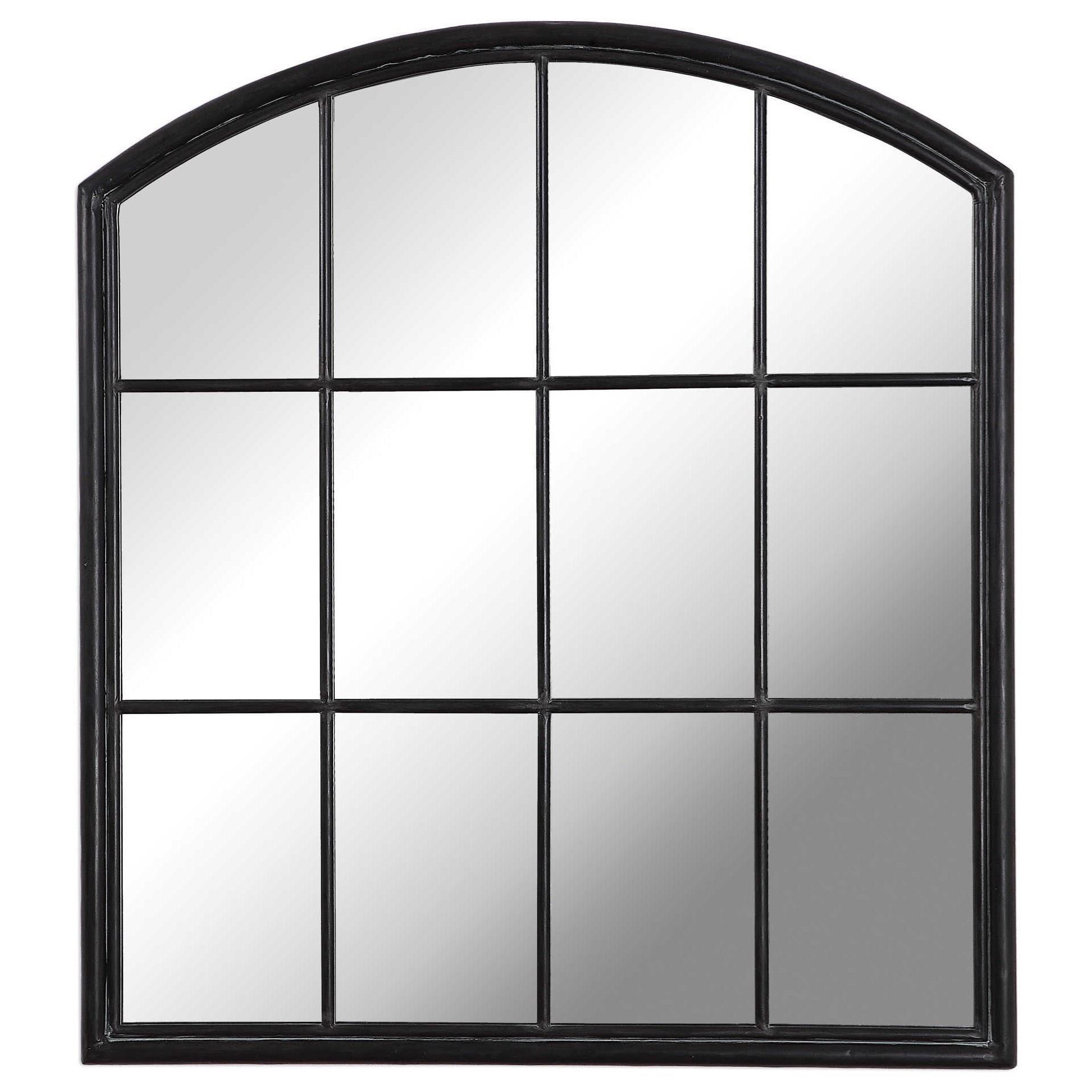 Uttermost Arched Mirrors Lyda Aged Black Arch Mirror Wayside Furniture Wall Mirrors
