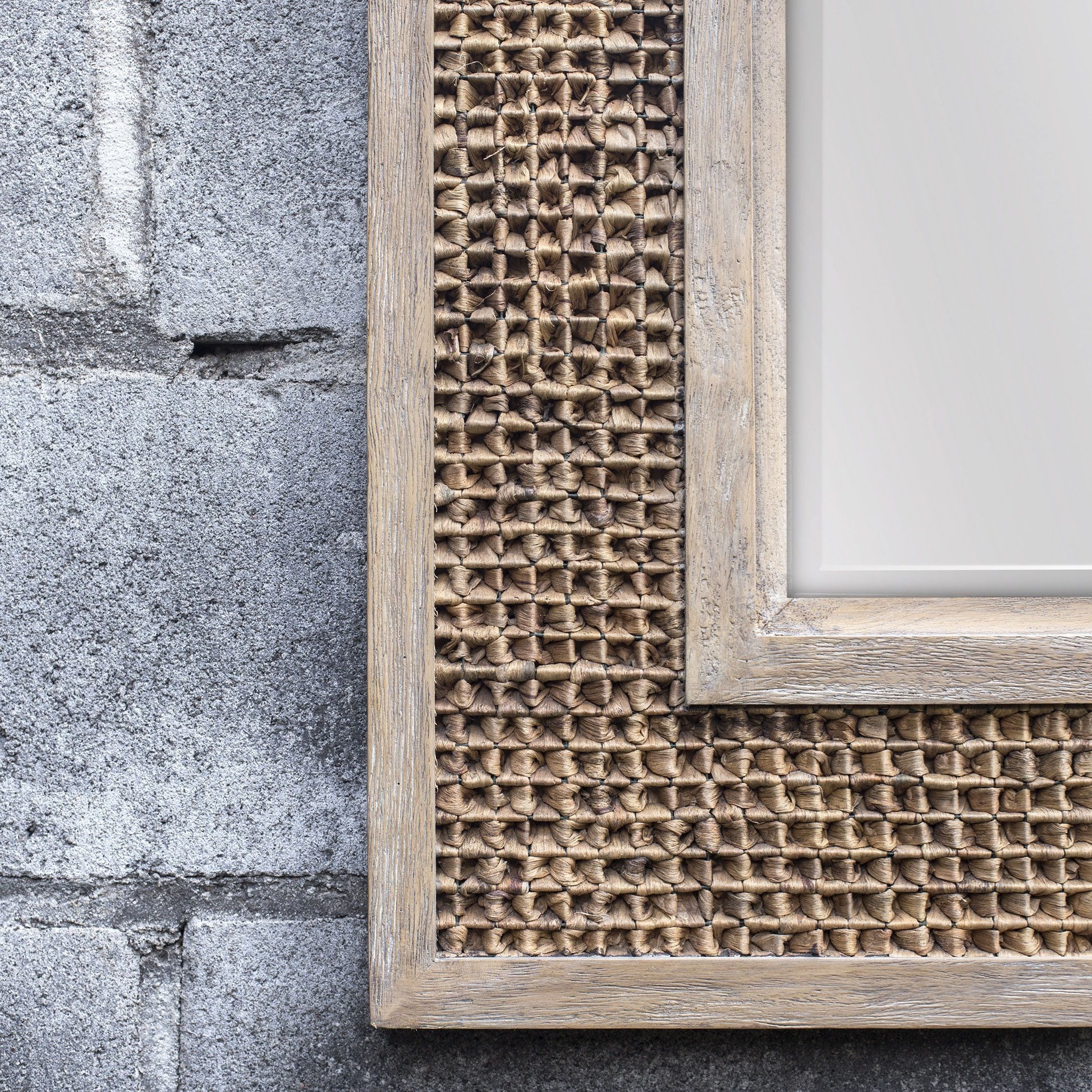 Uttermost Mirrors 08153 Cameron Woven Frame Mirror Hudson S