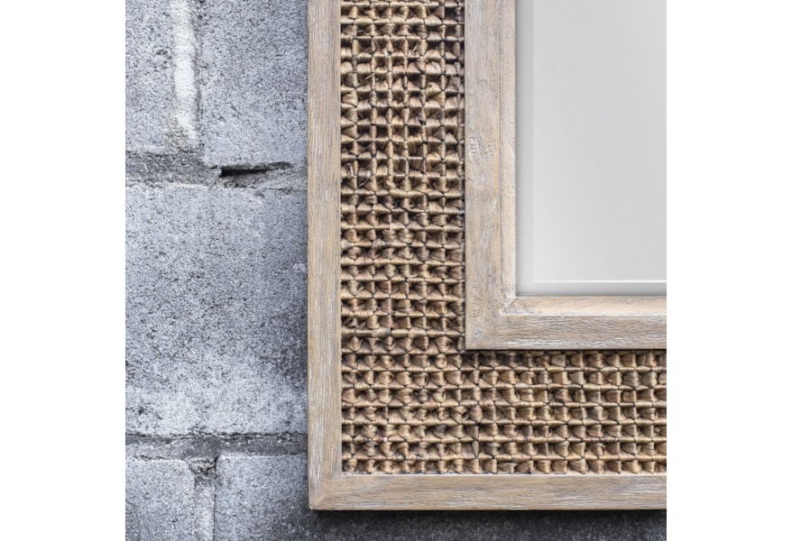 Uttermost Mirrors 08153 Cameron Woven Frame Mirror Hudson S