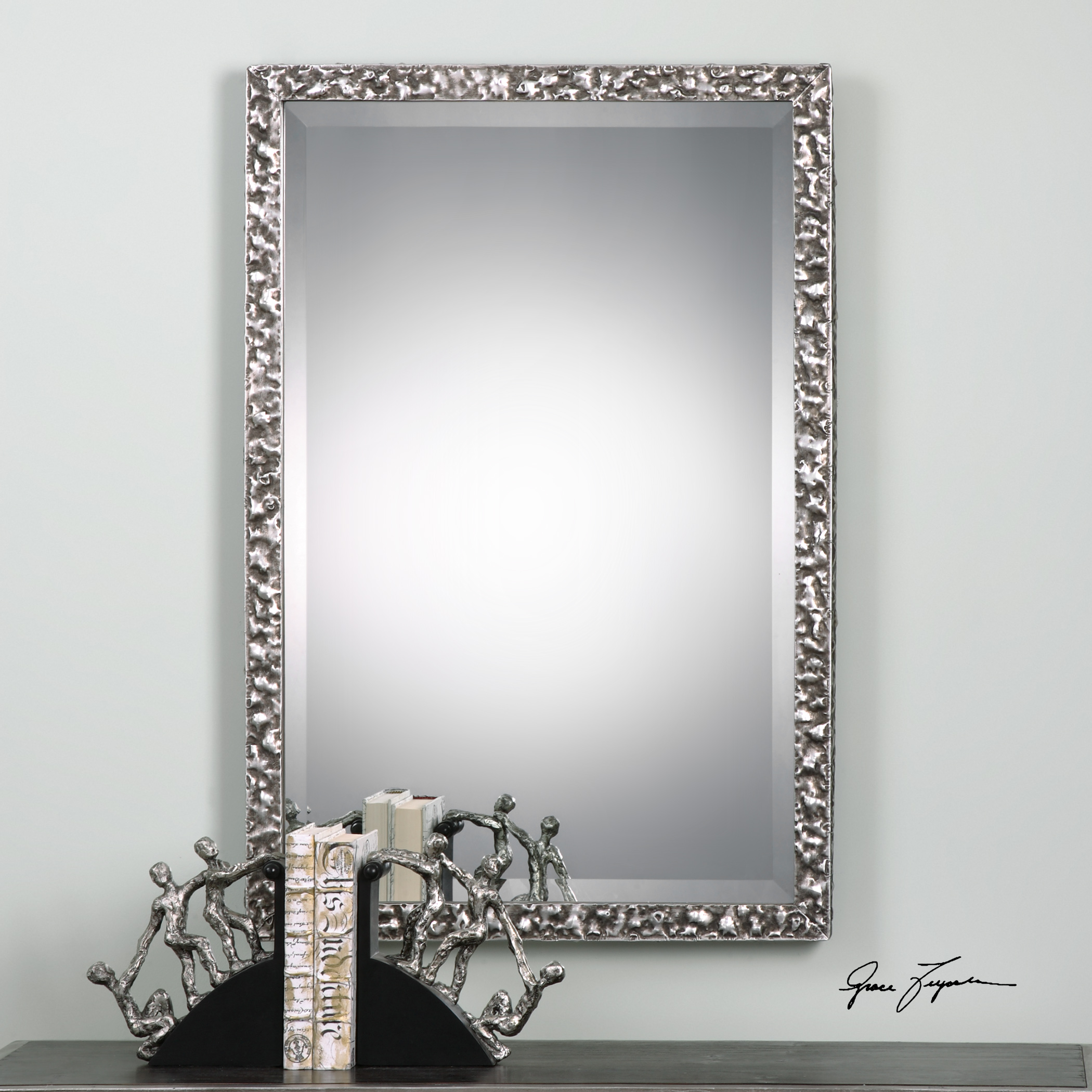 Mirrors Alshon Metallic Silver Mirror Becker Furniture World