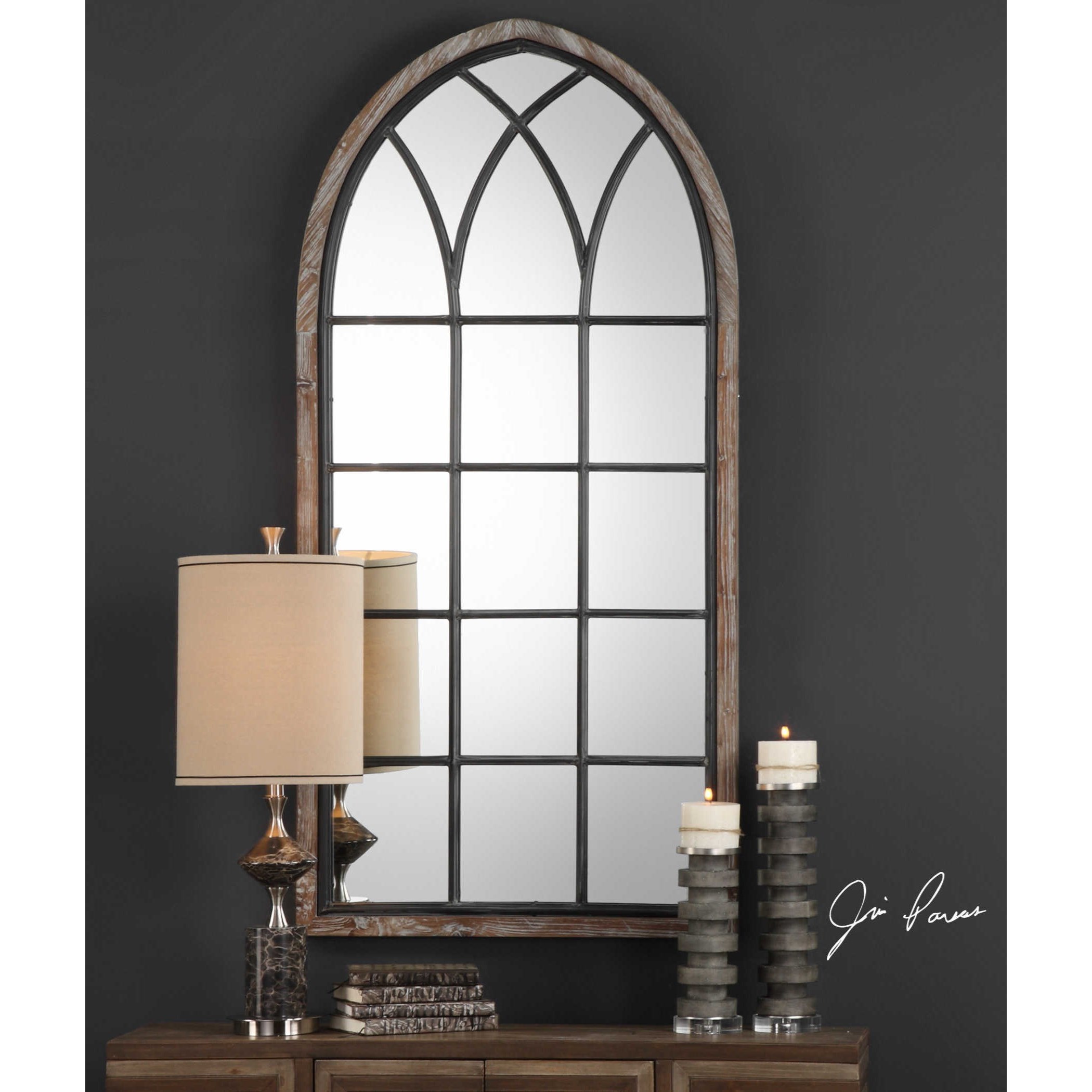 Uttermost Mirrors 09276 Montone Arched Mirror Thornton Furniture Wall Mirrors