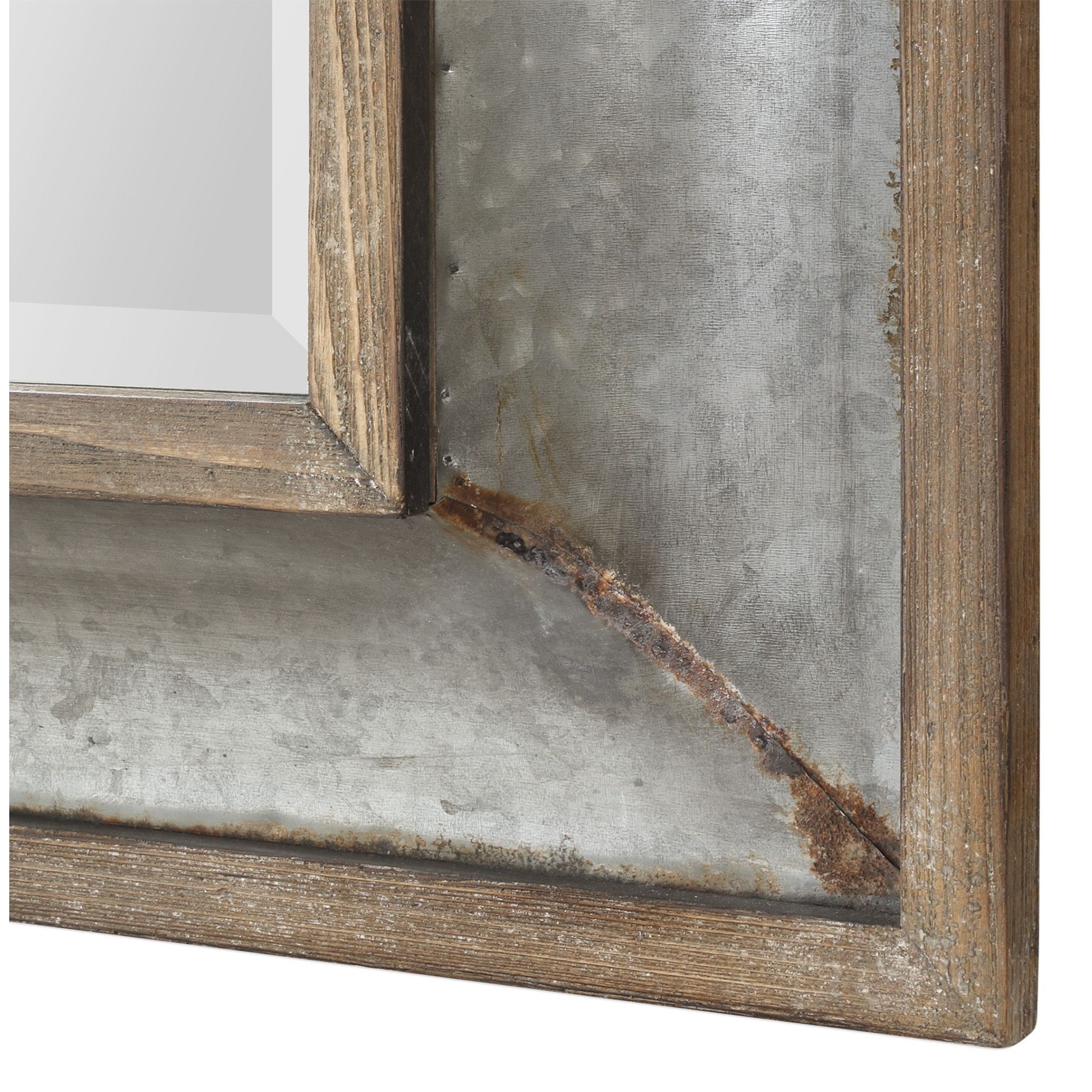 Uttermost Mirrors 09314 Texoma Galvanized Tin Mirror Dunk Bright Furniture Wall Mirrors