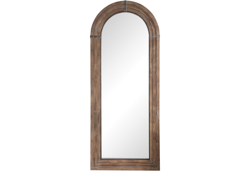 Uttermost Arched Mirrors 09394 Vasari Wooden Arch Mirror Dunk