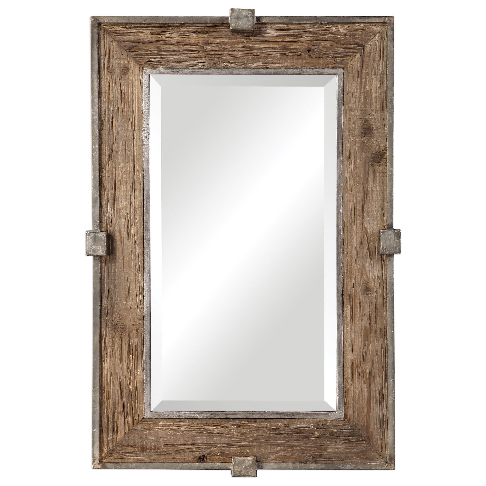 Uttermost Mirrors 09433 Siringo Weathered Wood Mirror Esprit