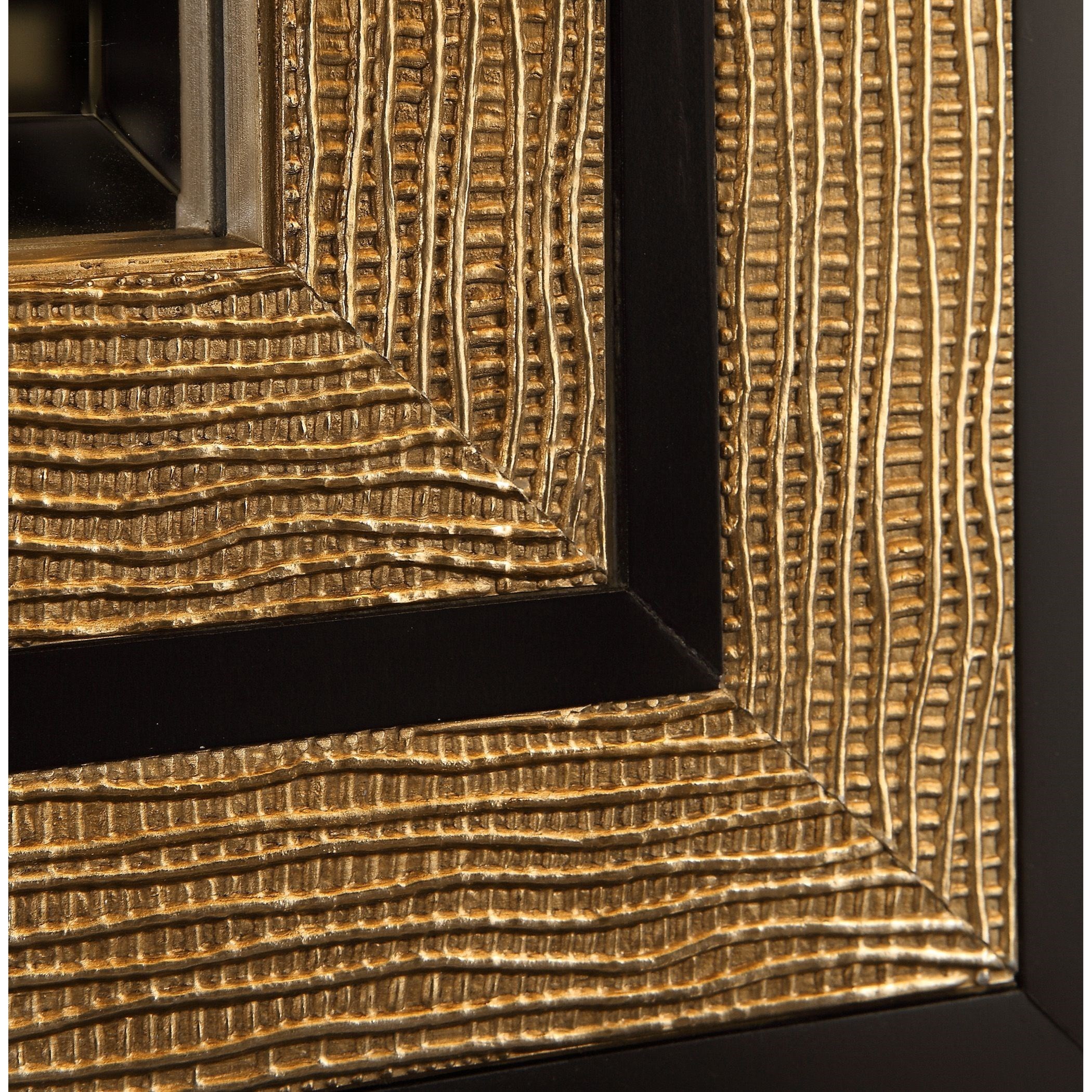 Uttermost Mirrors 09448 Faisal Square Black Mirror Miller Home