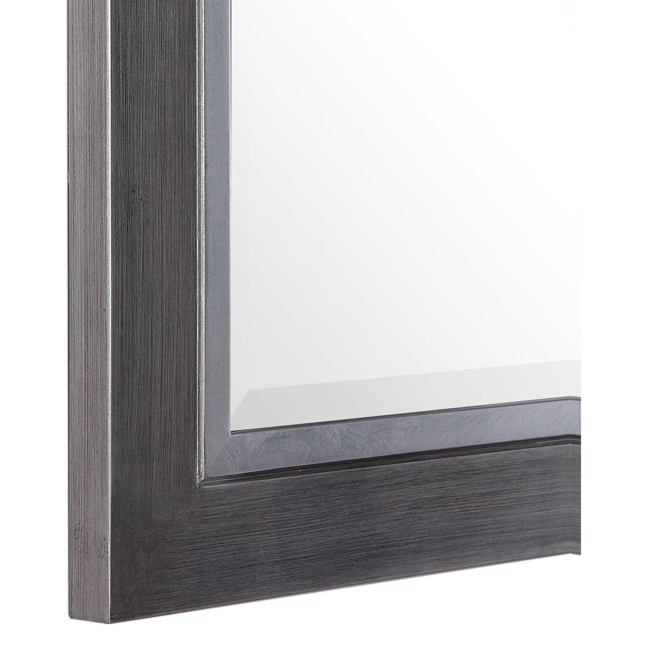 Uttermost Mirrors 09472 Moore Silver Square Mirror Esprit Decor