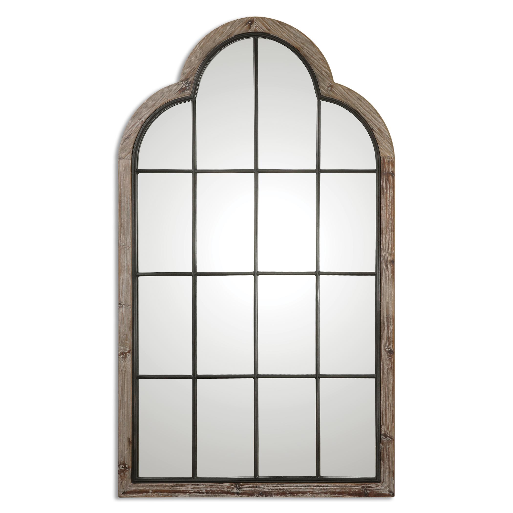 large arched mirror
