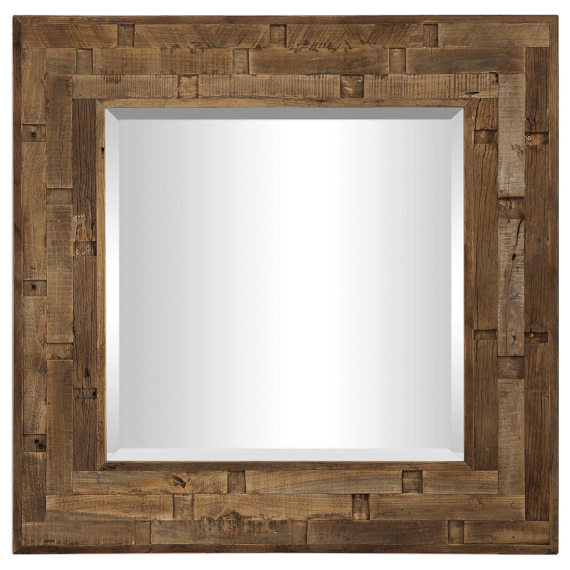 Uttermost Mirrors 09536 Emelin Wood Square Mirror Thornton