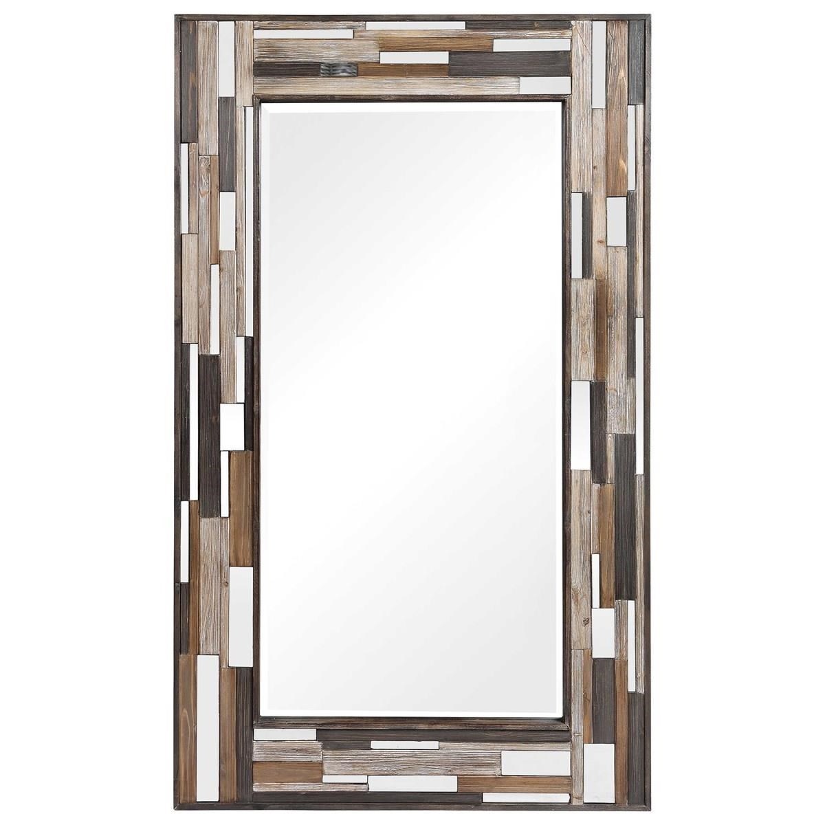 Uttermost Mirrors 09553 Zevon Wooden Mirror Hudson S Furniture Wall Mirrors