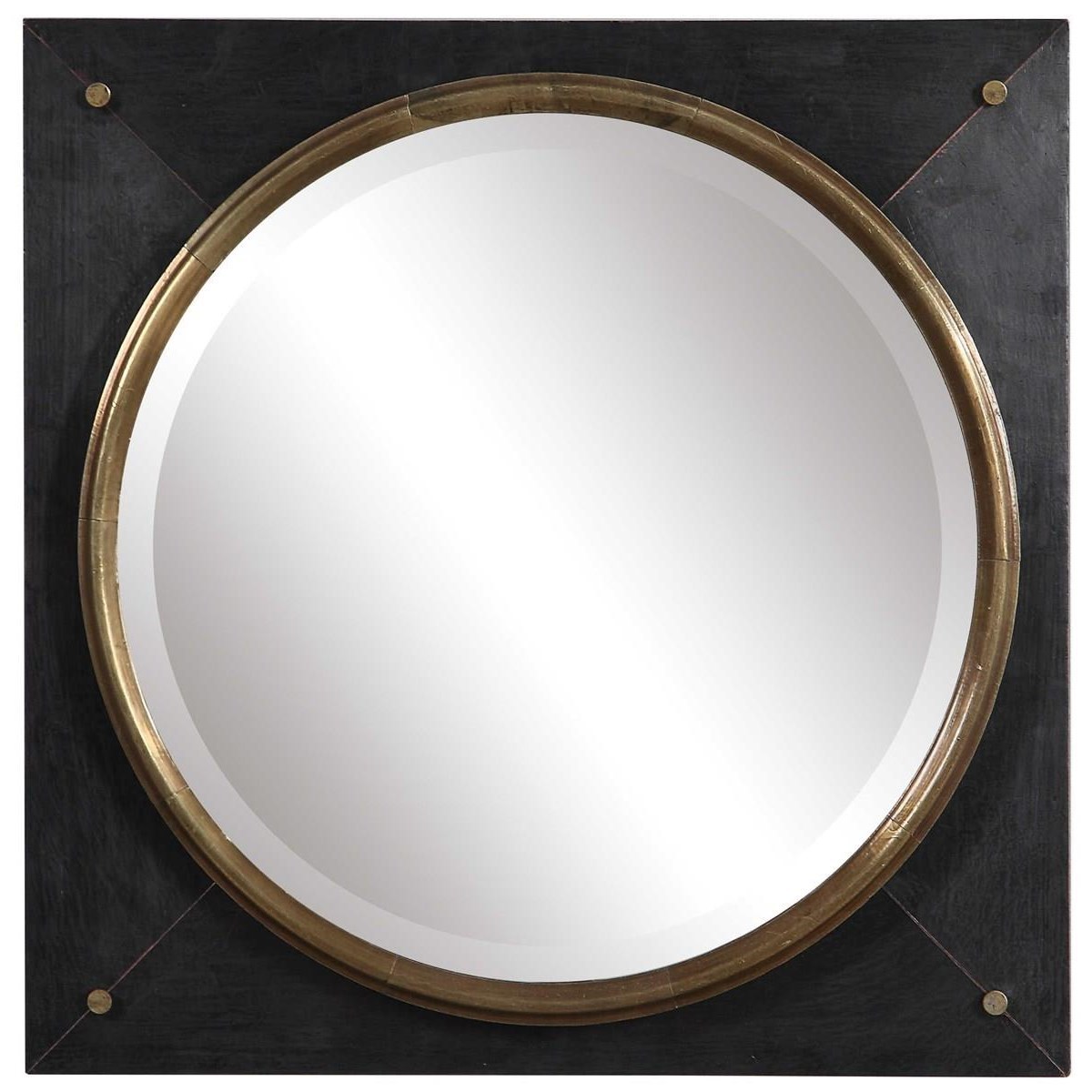 Uttermost Mirrors 09560 Tobiah Modern Square Mirror Esprit Decor