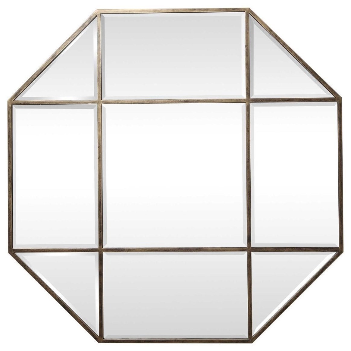 Uttermost Mirrors 09569 Daniella Octagon Mirror Corner Furniture