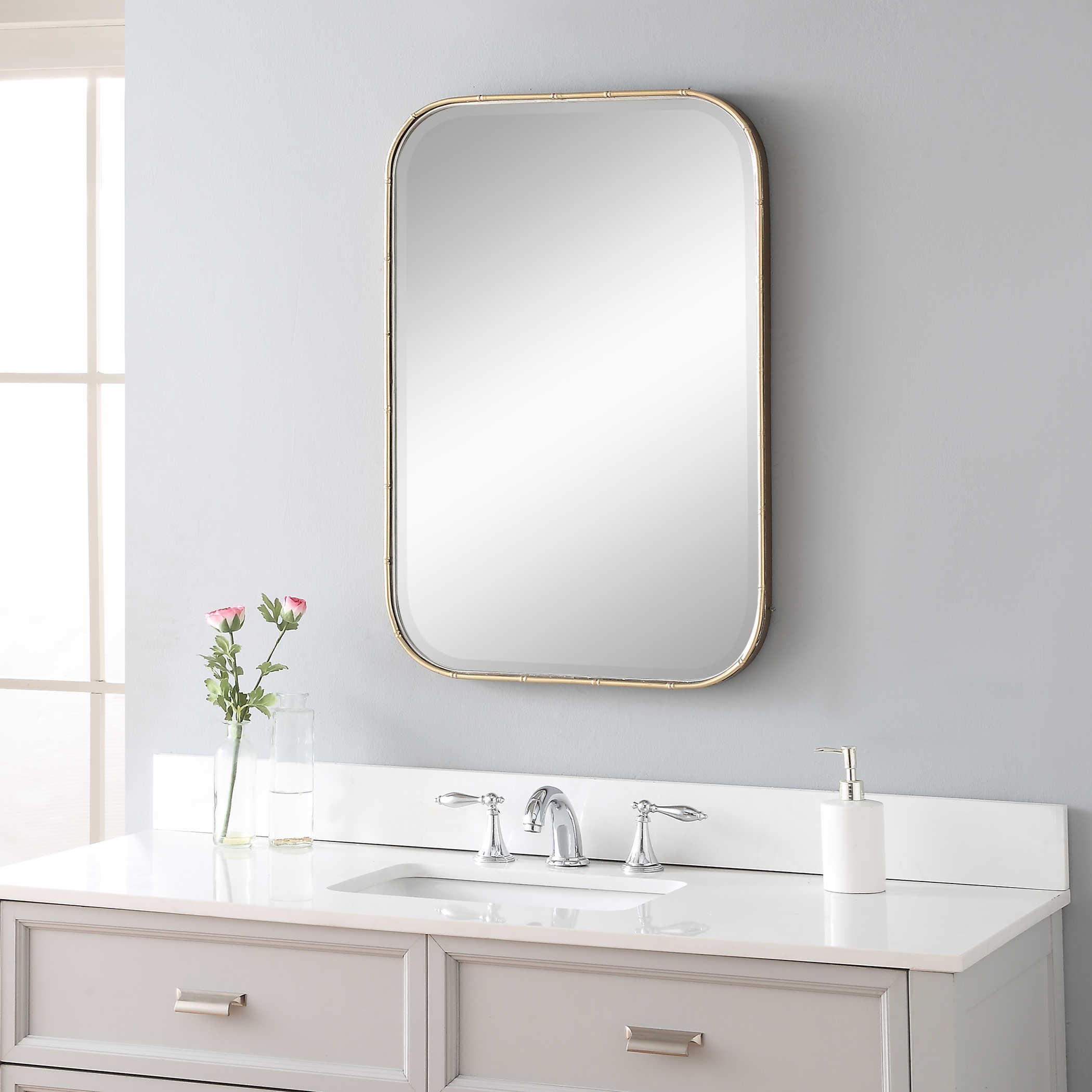 Uttermost Mirrors 09599 Malay Vanity Mirror Dunk Bright