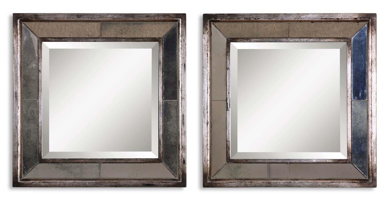Uttermost Mirrors 13555 B Davion Squares Set Of 2 Thornton