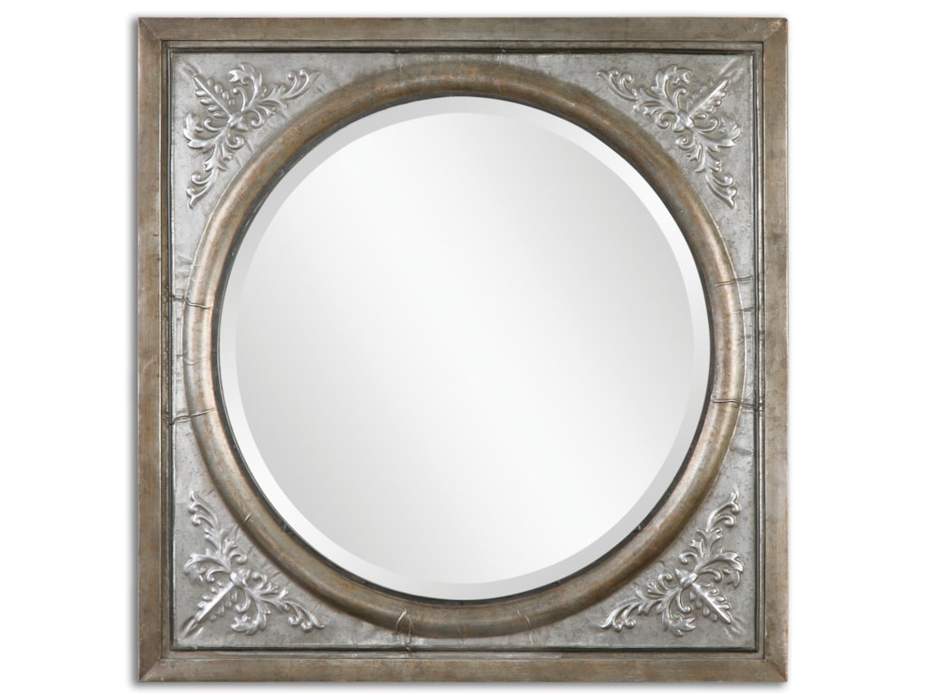 Uttermost MirrorsIreneus Burnished Silver Mirror