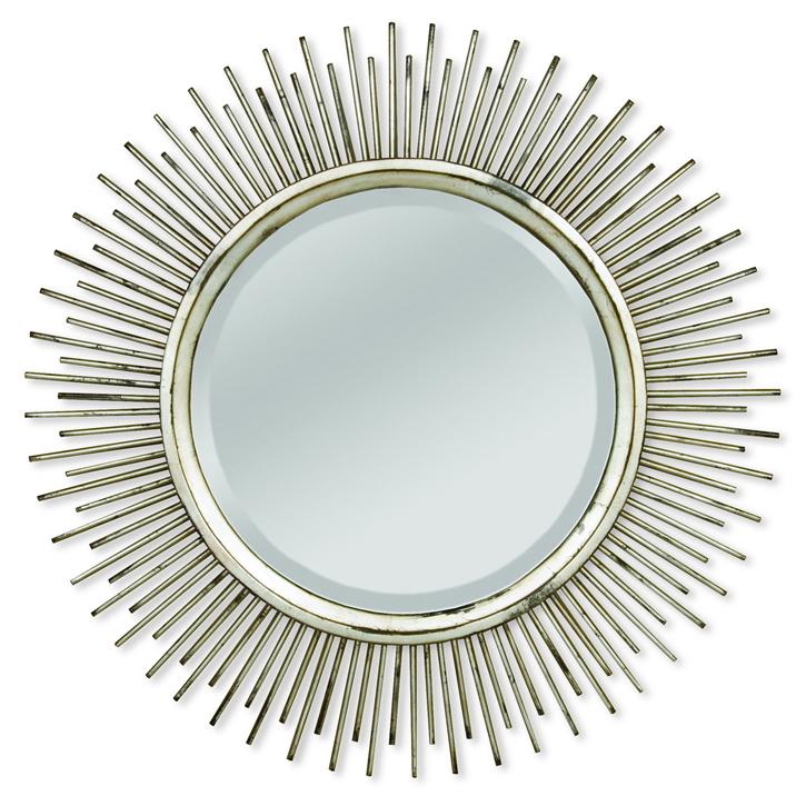 Carmen Spoked Mirror with Cast Iron Frame
