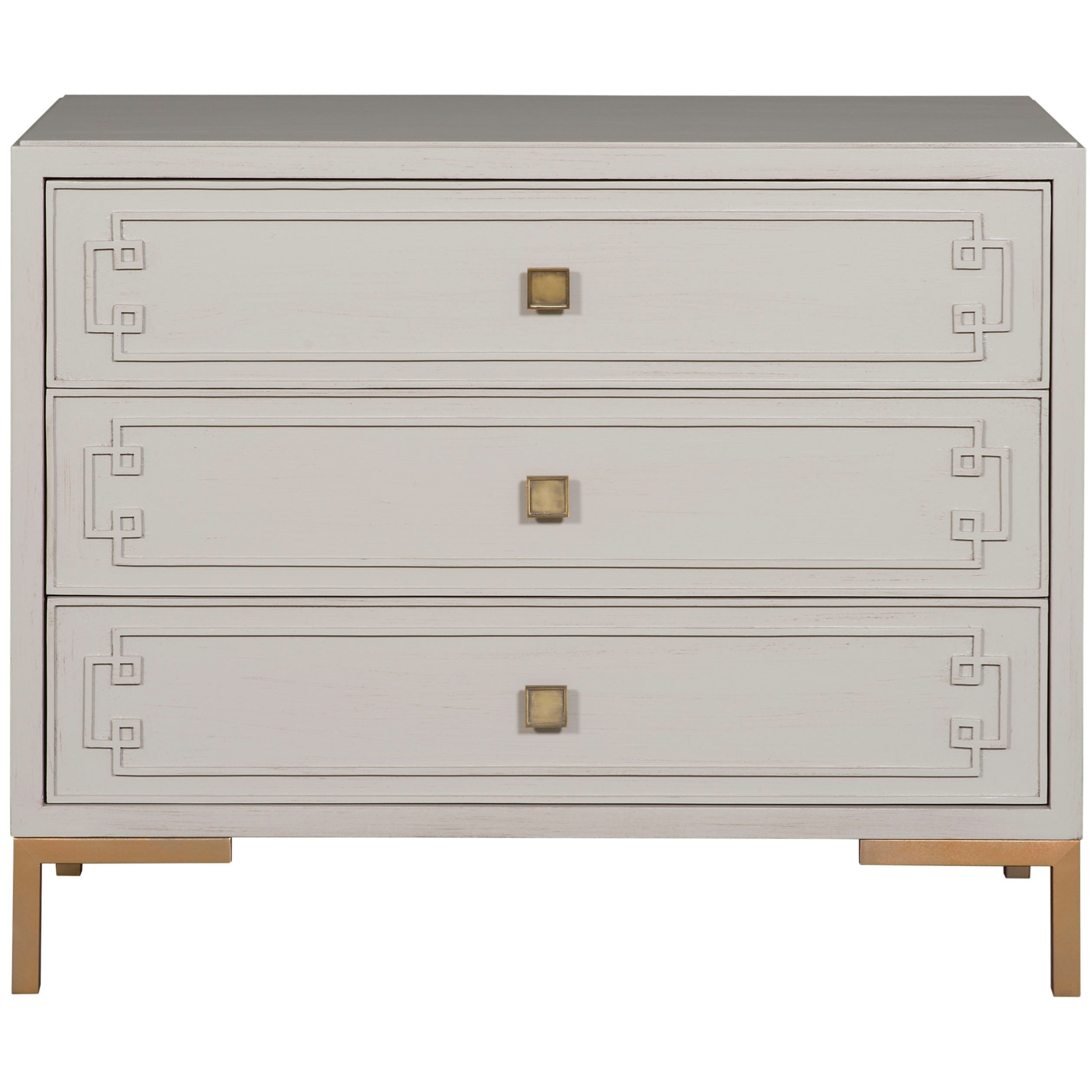 Vanguard Furniture Make It Yours Bedroom Mckinney Side Table With 3 Drawers Belfort Furniture Night Stands