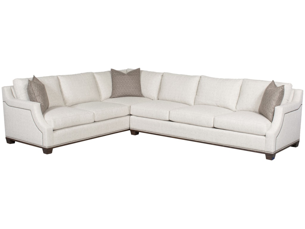 Vanguard Furniture Michael Weiss Abingdon Two Piece Customizable Vanguard Furniture Michael Weiss Abingdon2 Pc Customizable Sectional Sofa