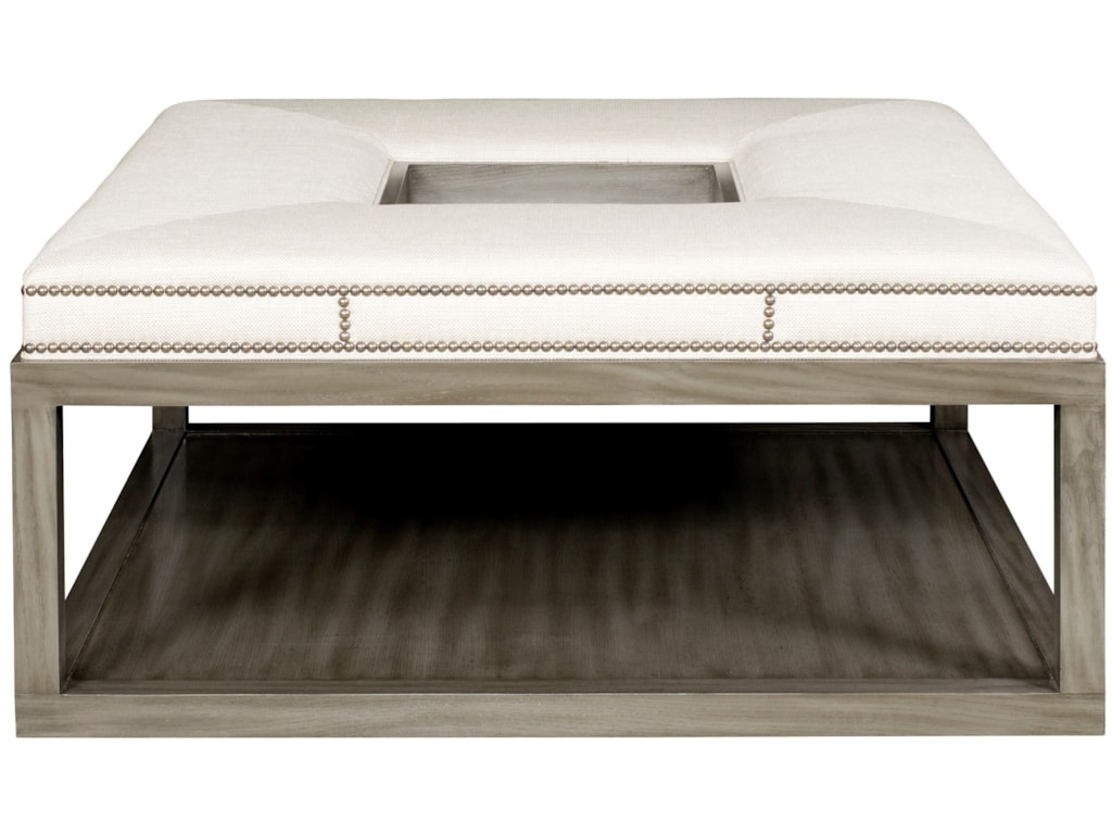 Vanguard Furniture Michael Weiss Wayland Square Wood Ottoman Vanguard Furniture Michael Weisswayland Square Wood Ottoman