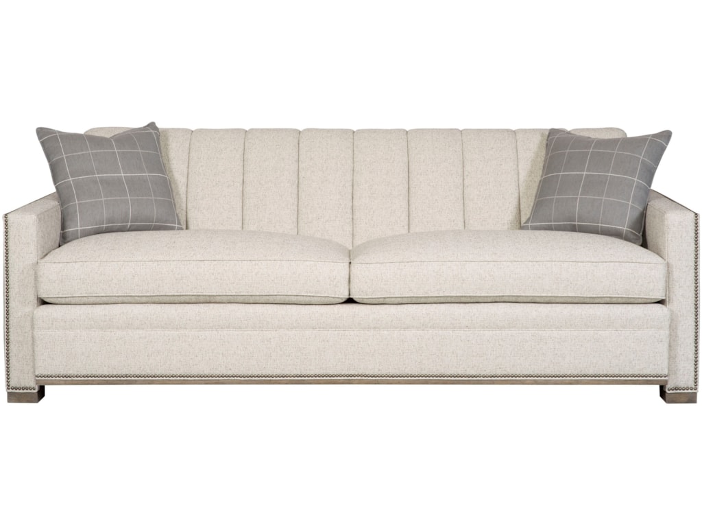 Vanguard Furniture Michael Weiss Garvey Channel Back Sofa