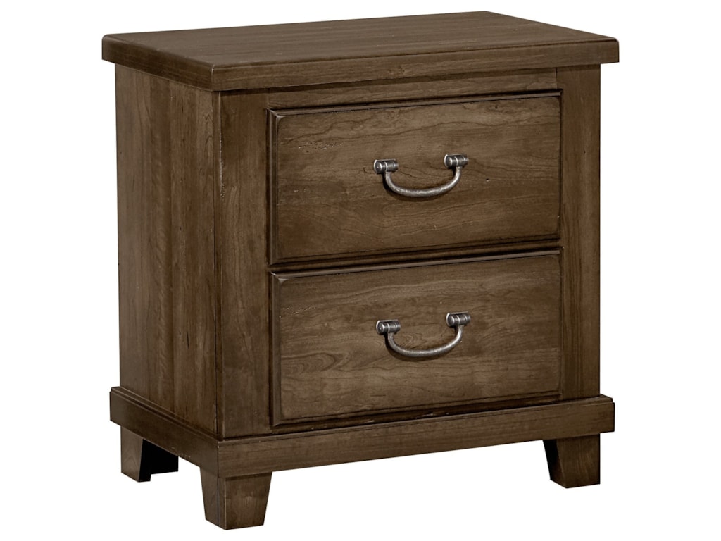 Vaughan Bett American Cherry Solid Wood Nightstand 2 Vaughan Bett American Cherrynightstand 2 Drawers