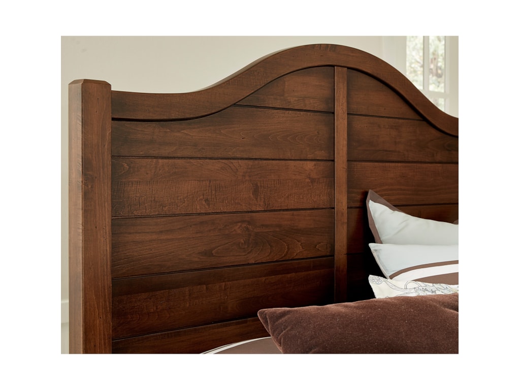 Vaughan Bassett American MapleKing Shiplap Headboard