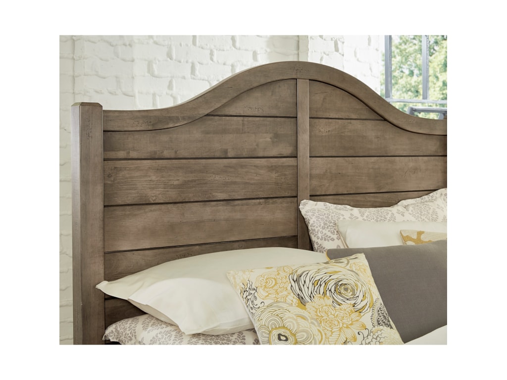 Vaughan Bassett American MapleKing Shiplap Headboard