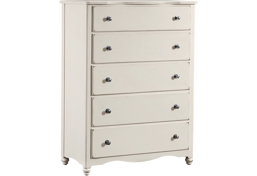 Vaughan Bassett American Maple 404 115 Solid Wood 5 Drawer Chest