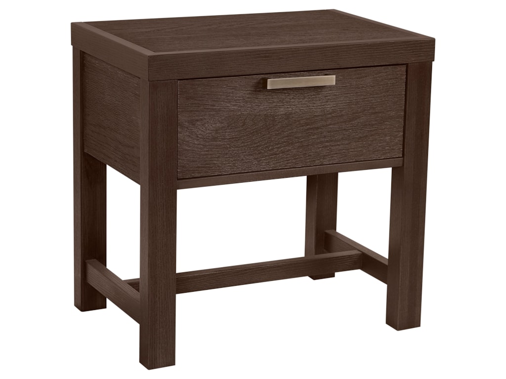 Vaughan Bassett American ModernBedside Table - 1 Drawer w/ USB Charging