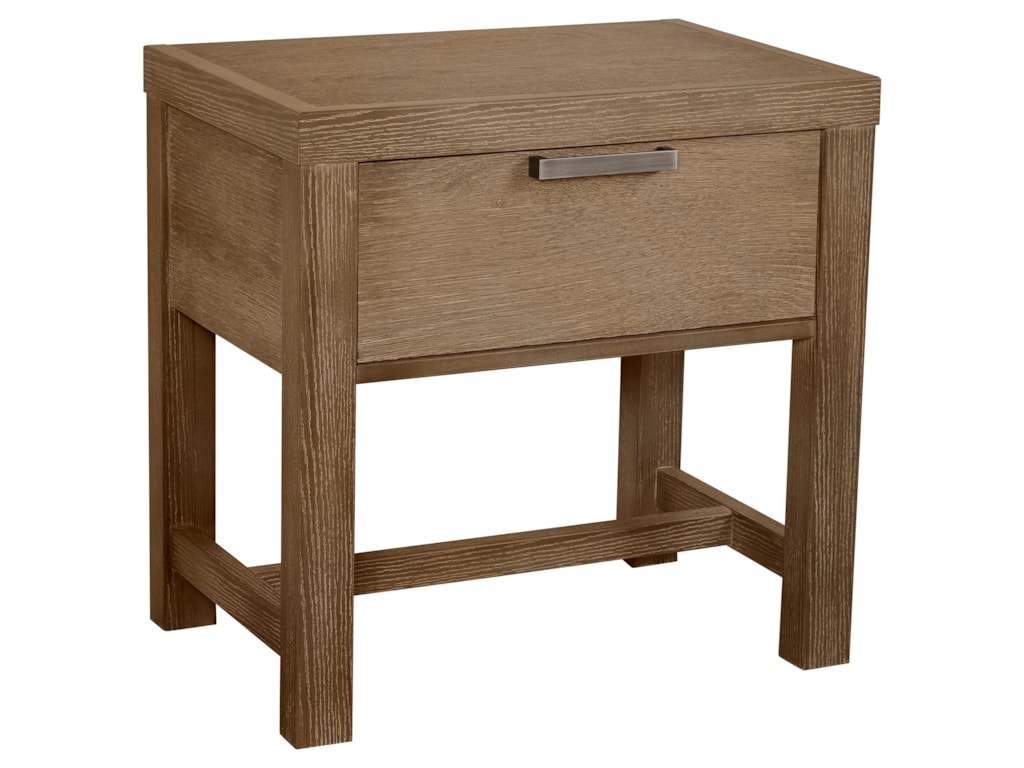 Vaughan Bassett American ModernBedside Table - 1 Drawer w/ USB Charging