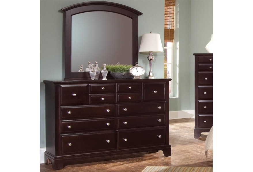 Vaughan Bassett Hamilton Triple Dresser With 7 Drawers Belfort