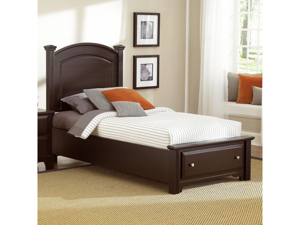 Vaughan Bassett Hamilton/FranklinTwin Panel Storage Bed