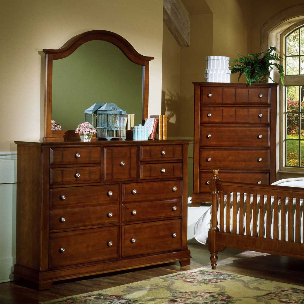Vaughan Bassett Cottage Bb19 002 446 Triple Dresser And Mirror