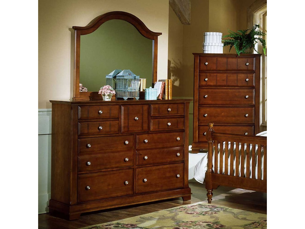 Vaughan Bassett Cottage Triple Dresser Crowley Furniture